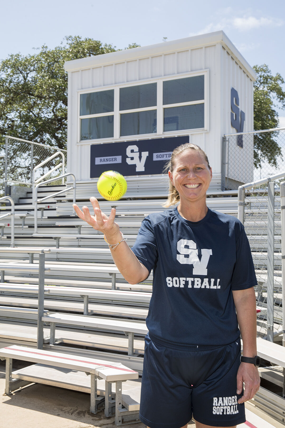 Smithson Valley Softball Coach Amanda Wolf-Schramm